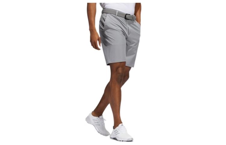 Men's adidas Solid Color Golf Sports Shorts Gray HA6125