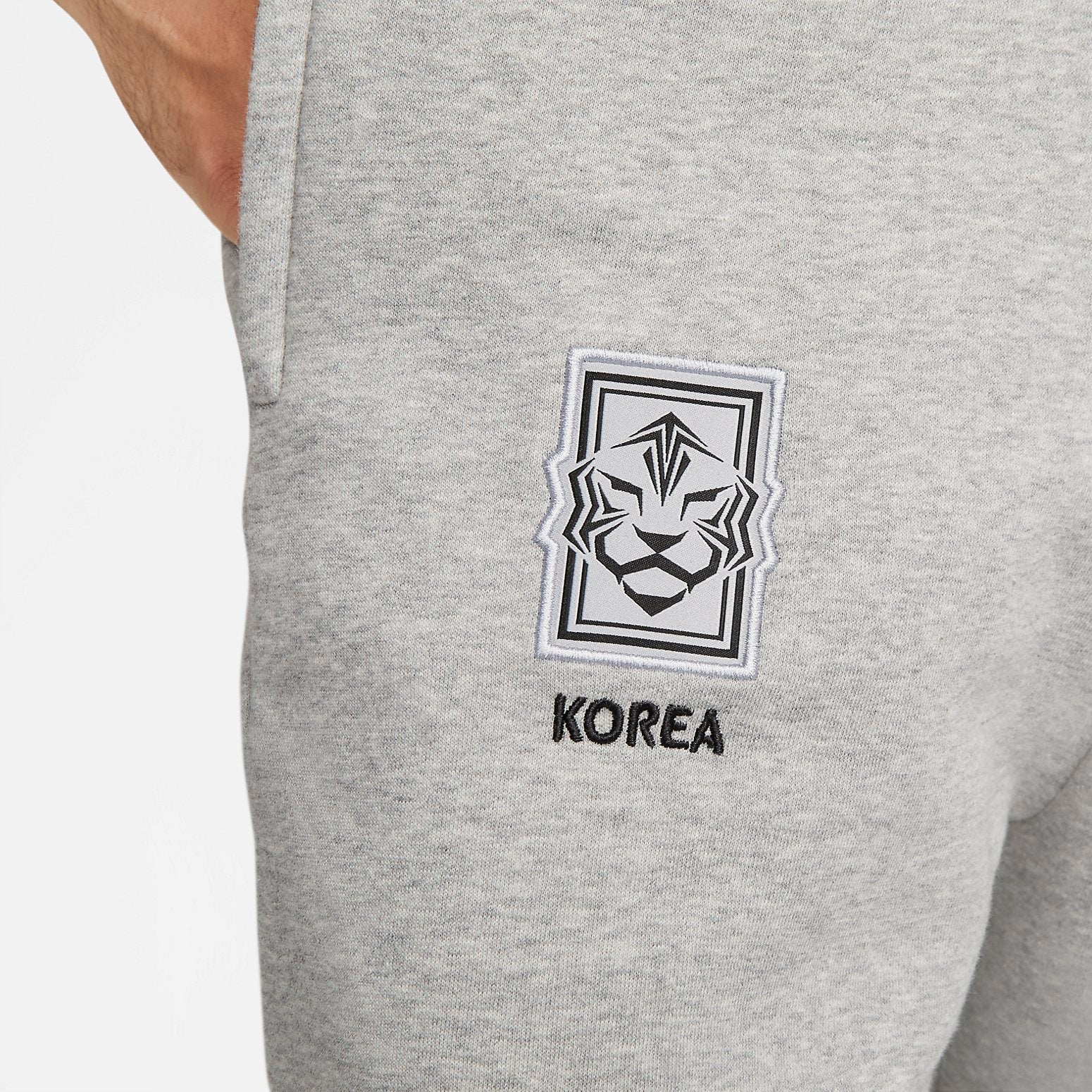 Nike Korea Club Fleece Football Pants 'Grey' DH4995-063