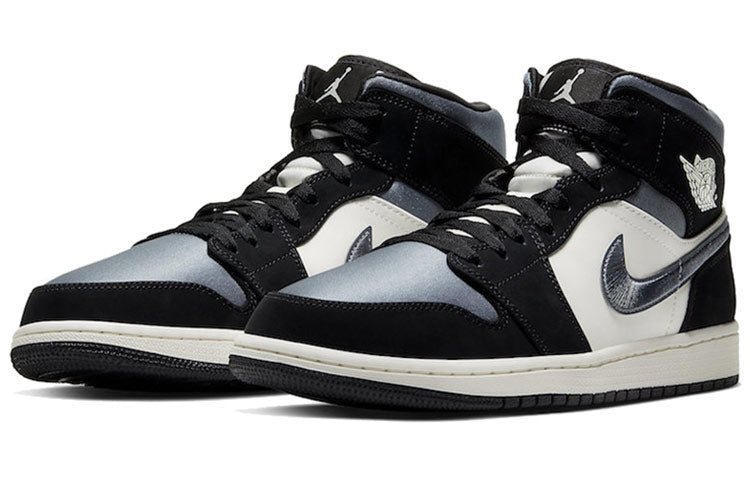 Air Jordan 1 Mid SE 'Satin Smoke Grey' 852542-011