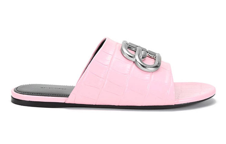 (WMNS) Balenciaga BB Cosy Mules 'Pink Black' 629537WA9D35681