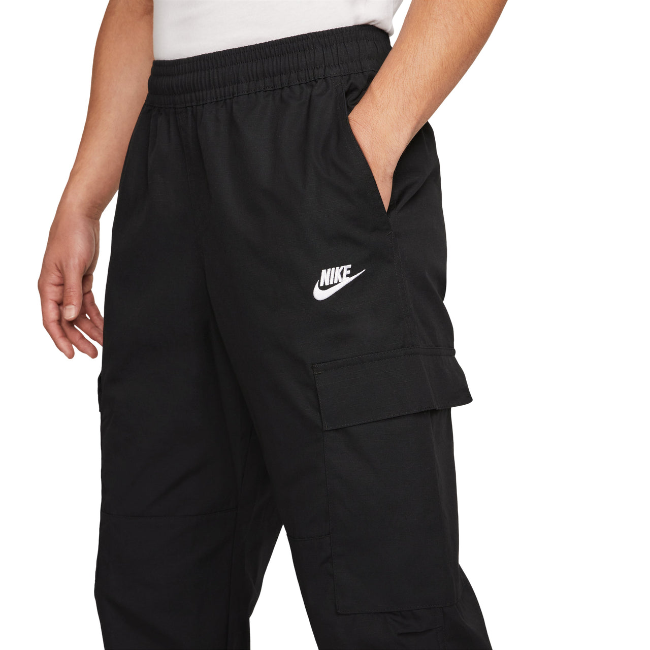 Nike Club Woven Cargo Pants Asia Sizing 'Black' DX0614-010