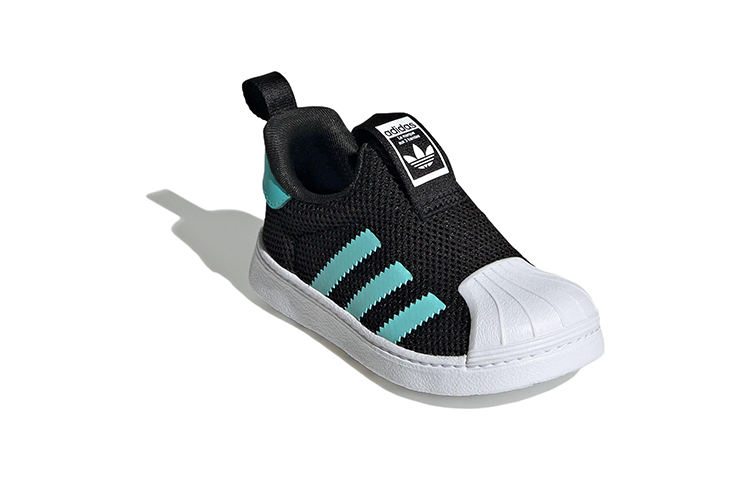 (TD) adidas Originals Superstar 360 Shoes 'Black Aqua Blue White' IF5915