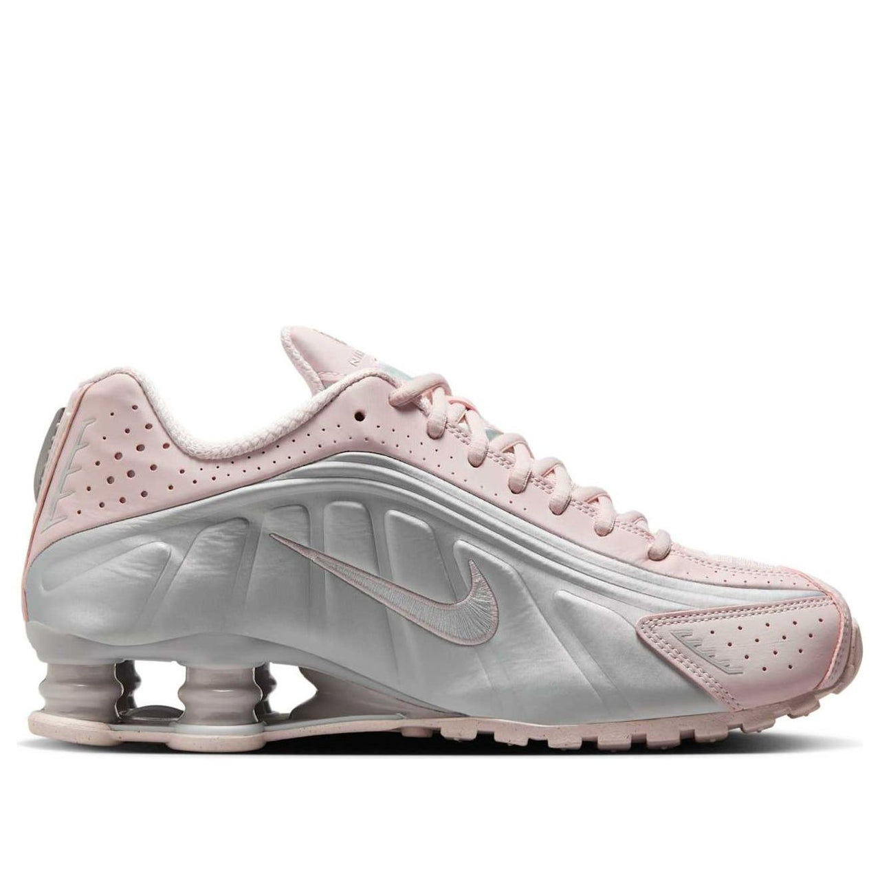 (WMNS) Nike Shox R4 'Barely Rose Metallic Platinum' AR3565-600