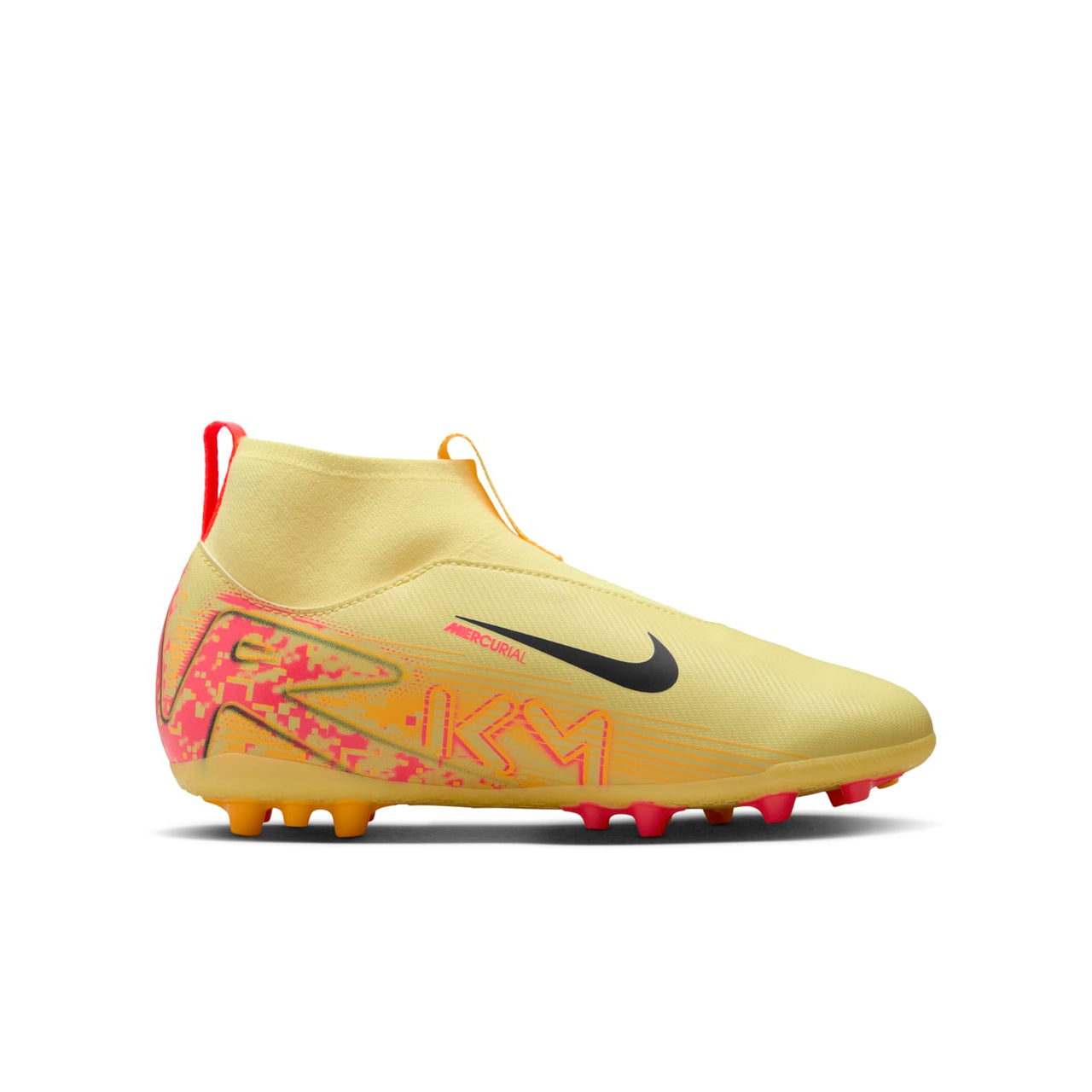 (GS) Nike x Kylian Mbappe Mercurial Superfly 10 Academy AG 'Light Laser Orange' HF3418-800