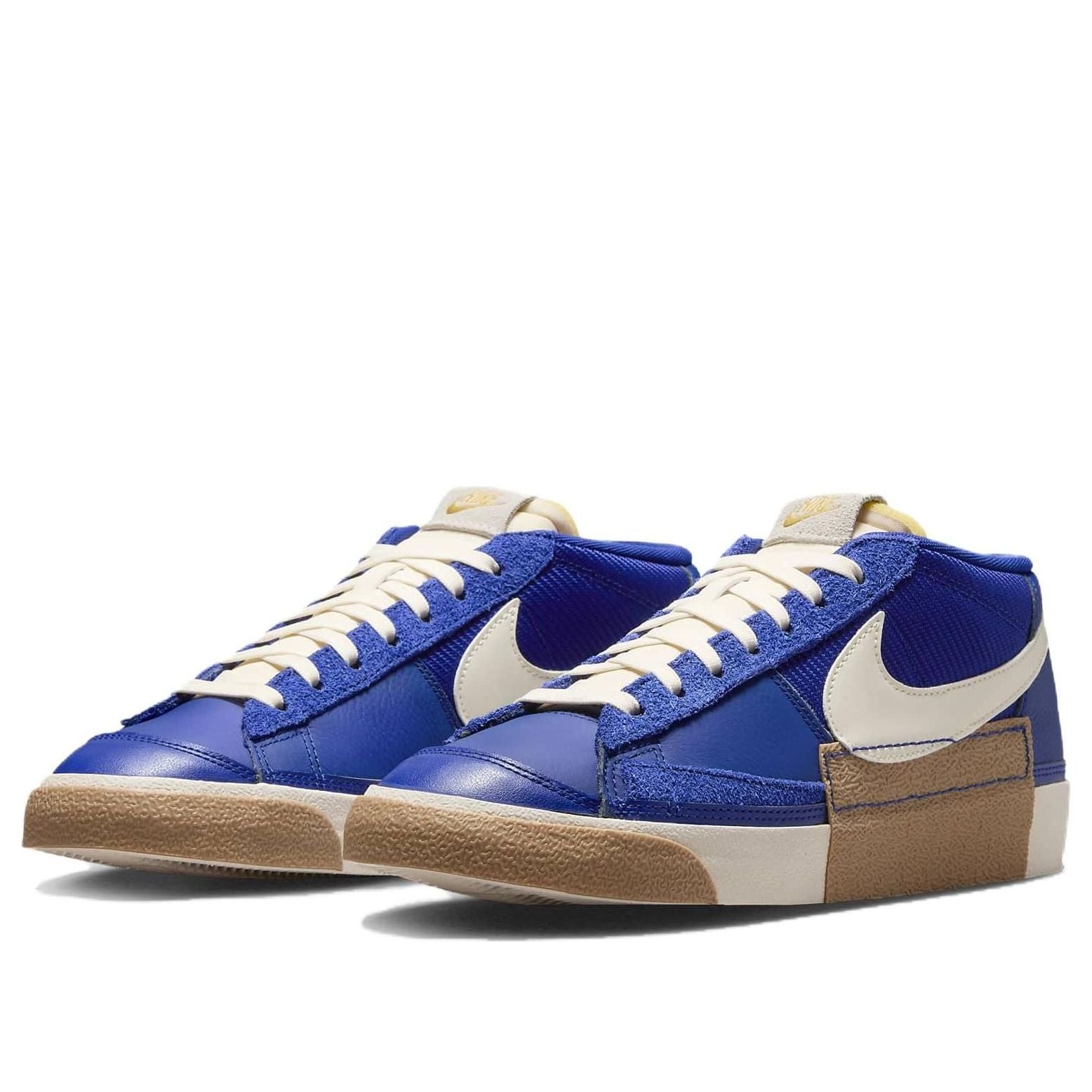 Nike Blazer Low Pro Club 'Deep Royal Blue Gum Light Brown Metallic Gold Pale Ivory' FZ3083-400