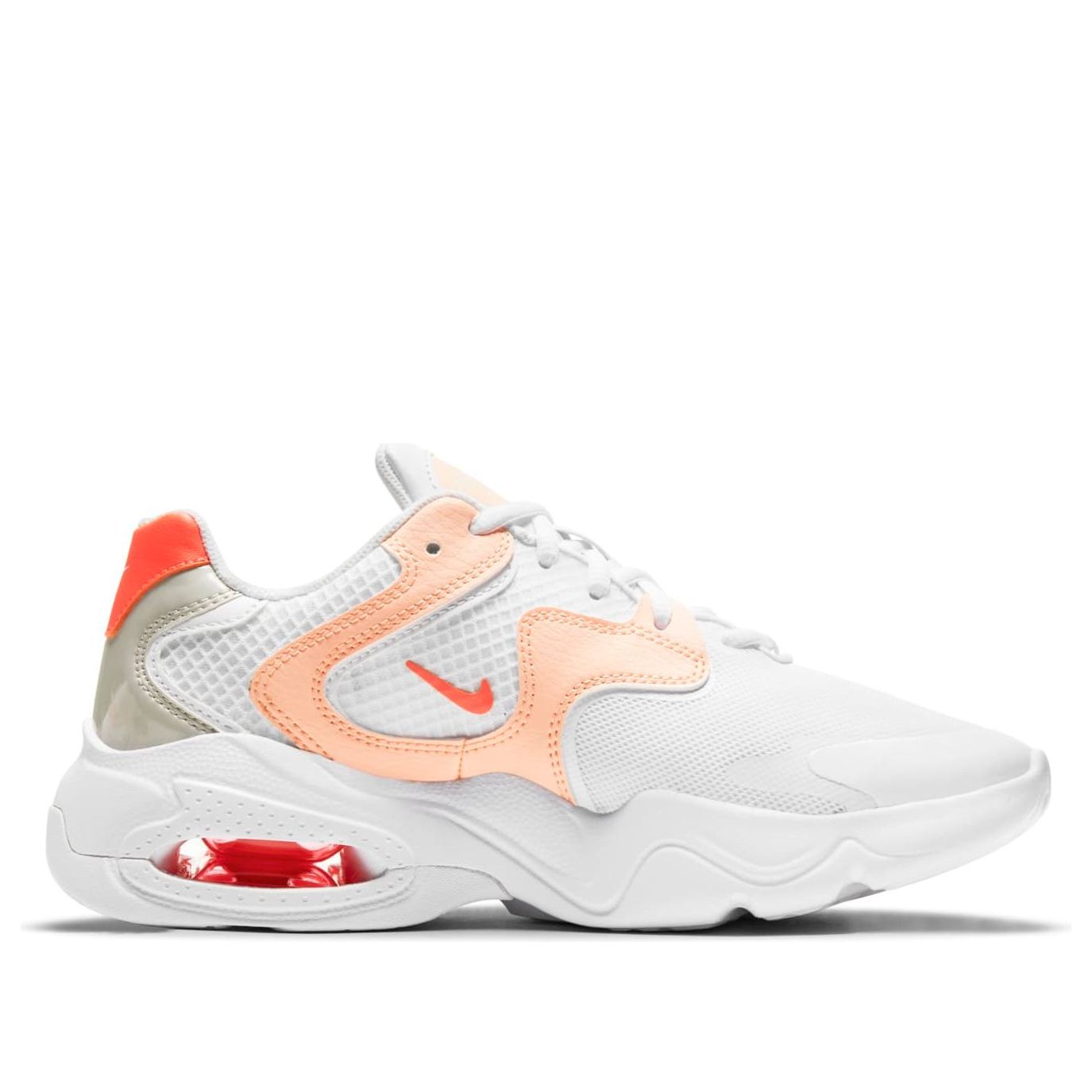 (WMNS) Nike Air Max 2X 'White Orange' DH3894-100