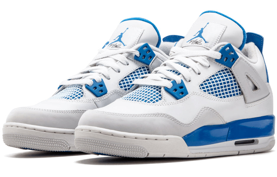 (GS) Air Jordan 4 Retro 'Military Blue' 2012 408452-105