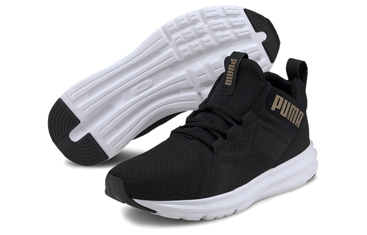 (WMNS) PUMA Enzo Edge Mesh Low-top Running Shoes Black/White 193711-01