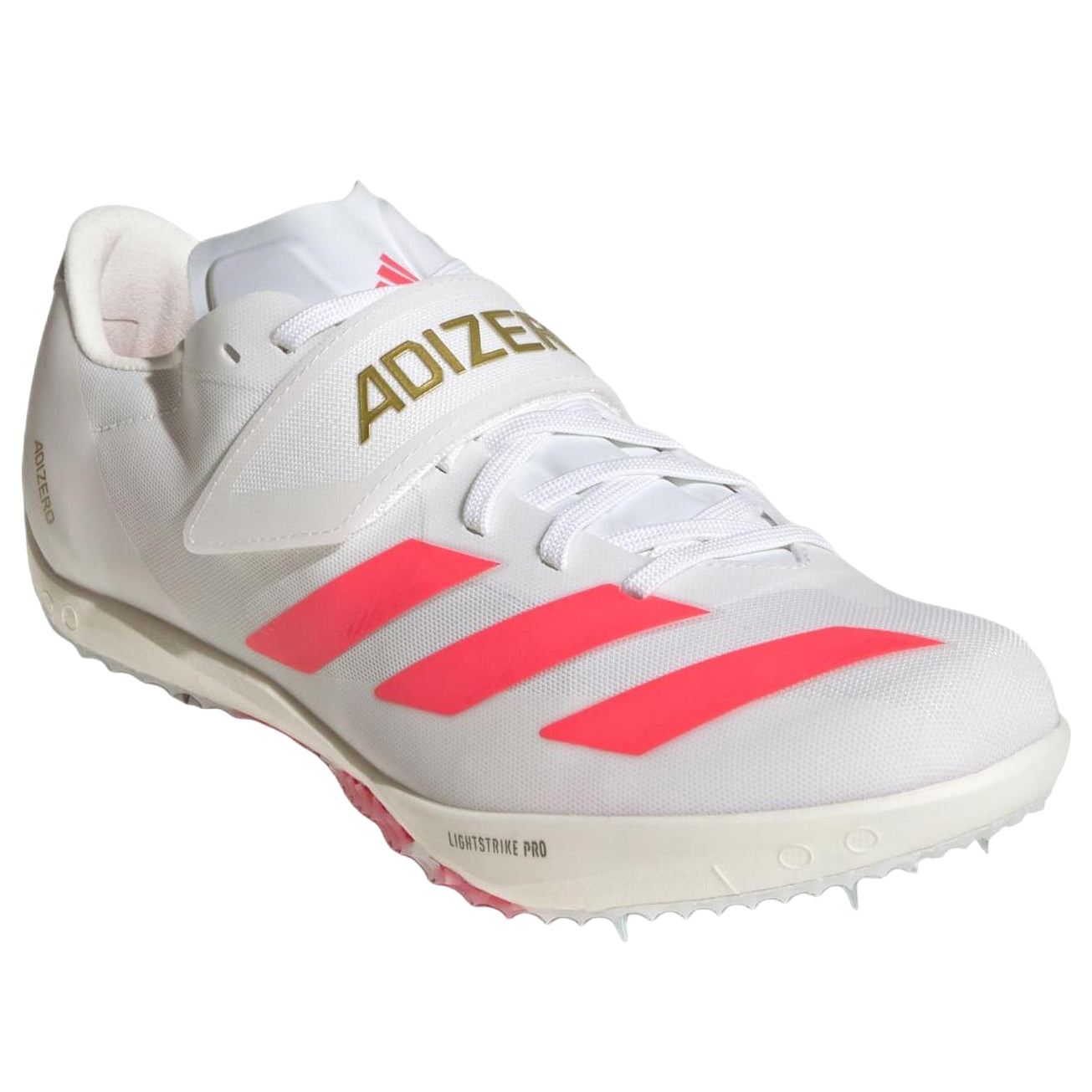 adidas Adizero High Jump 'White Black Gold Metallic' KJ9544
