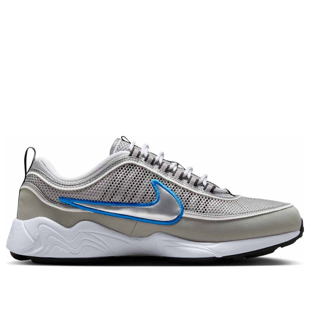 Nike Air Zoom Spiridon 'Metallic Silver Signal Blue' HF9117-003