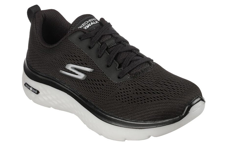 (WMNS) Skechers Go Walk Hyper Burst Low-Top Black/White 124578-BKW