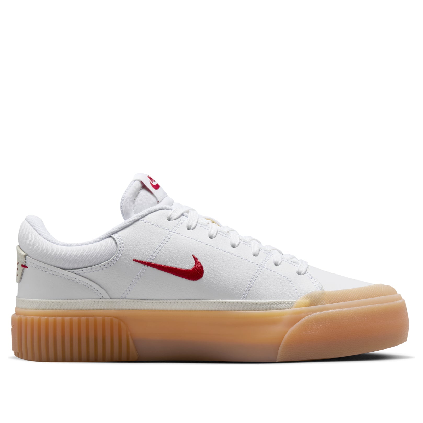 (WMNS) Nike Court Legacy Lift 'White Gum University Red' FV5526-103