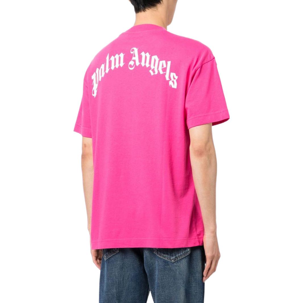 Palm Angels Banana T-Shirt 'Fuchsia Yellow' PMAA001F22JER0063218
