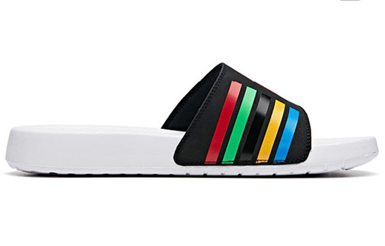 ANTA x Coca Cola Outdoors Slides 'Black Multi-Color' 912036966-8