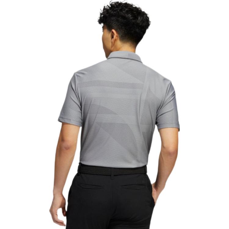 adidas Jacquard Polo Shirt 'Grey' HA9169