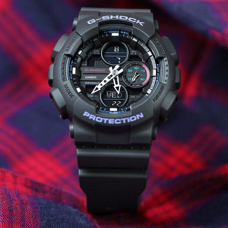 CASIO G-Shock Analog-Digital 'Black Purple' GMA-S140-8APR