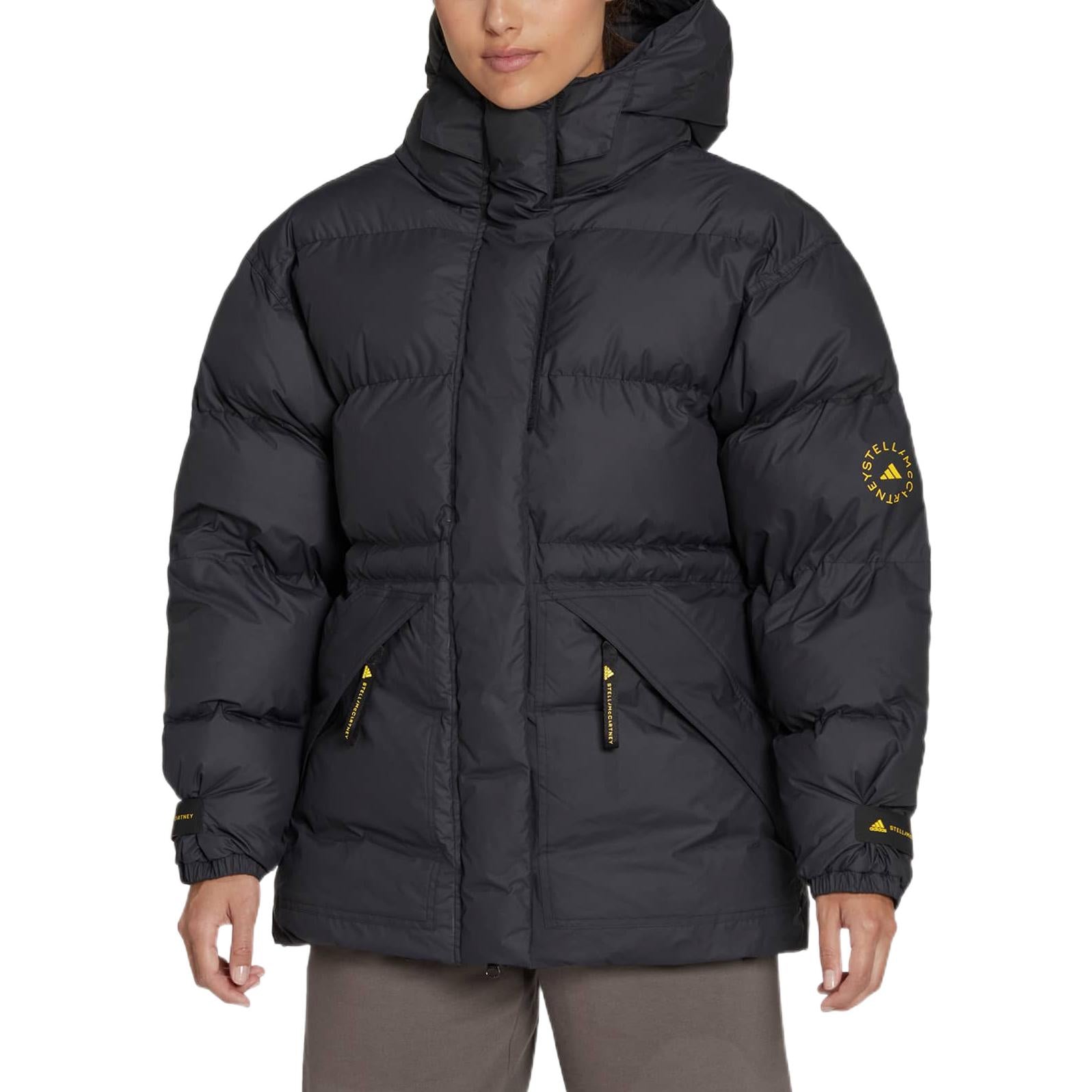 (WMNS) adidas by Stella McCartney Oversize Jacket Asia Sizing 'Black' HI6081