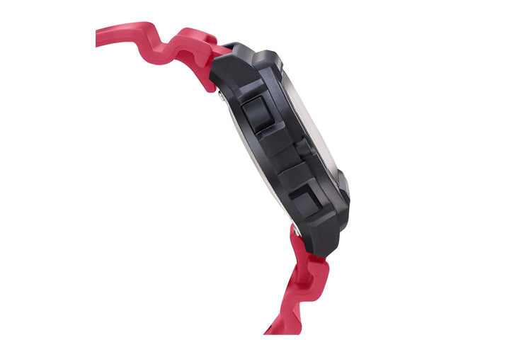 CASIO Fashion Stylish Quartz Watch Numeric Resin Strap Red/Black WS-1400H-4AVDF