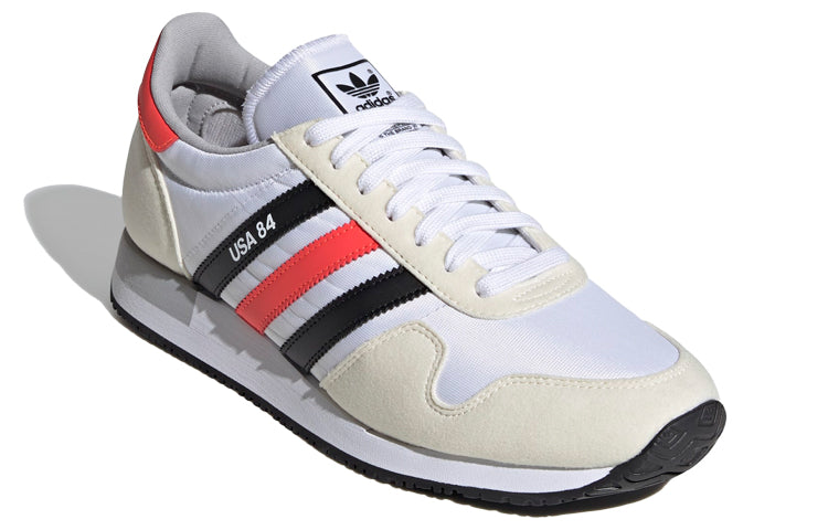 adidas originals USA 84 'White Black Red' FX9327
