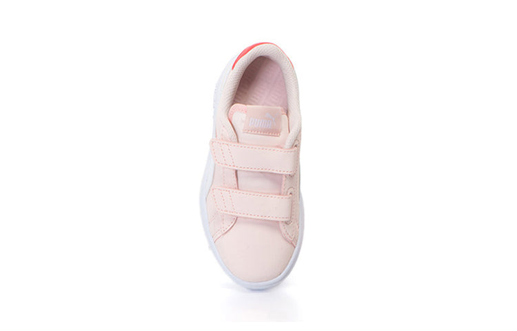 (PS) PUMA Smash V2 Buck V Ps Leisure Sneakers Pink/White 365183-03