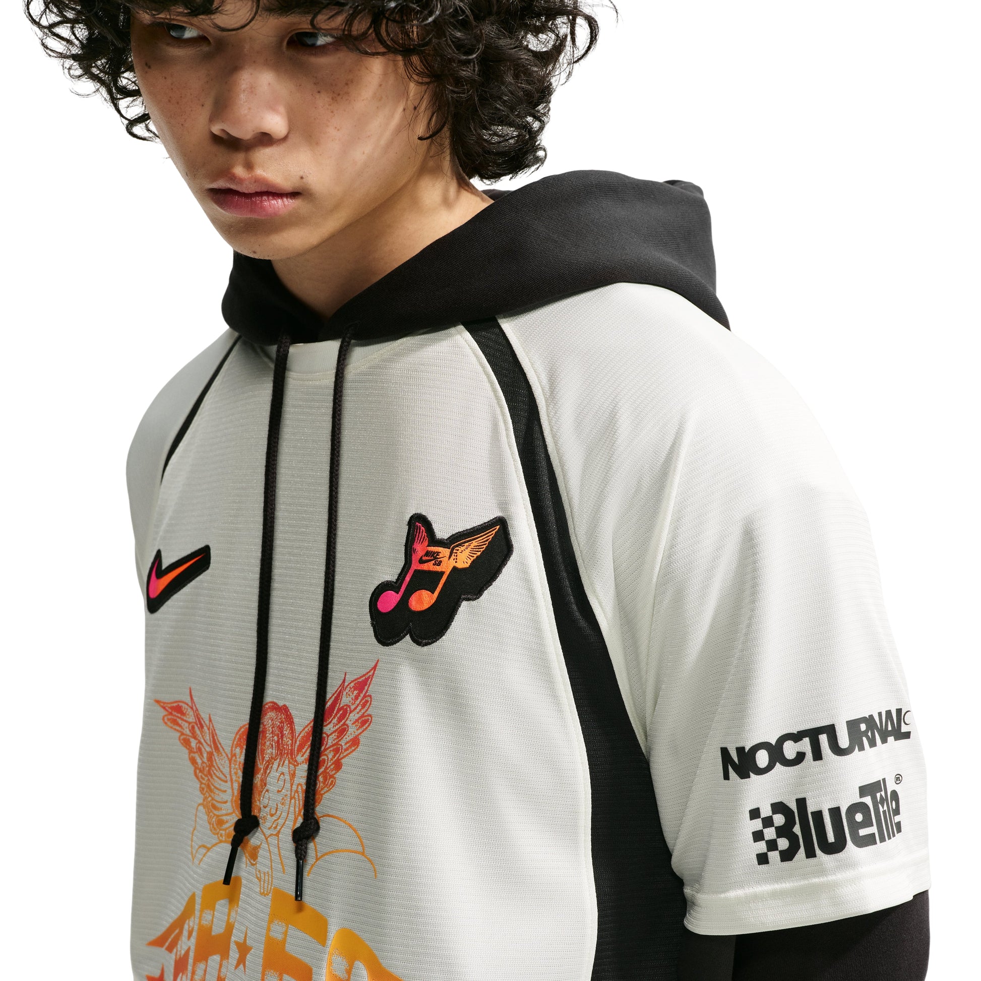 Nike SB Skate Jersey 'Sail Black' IR6760-133