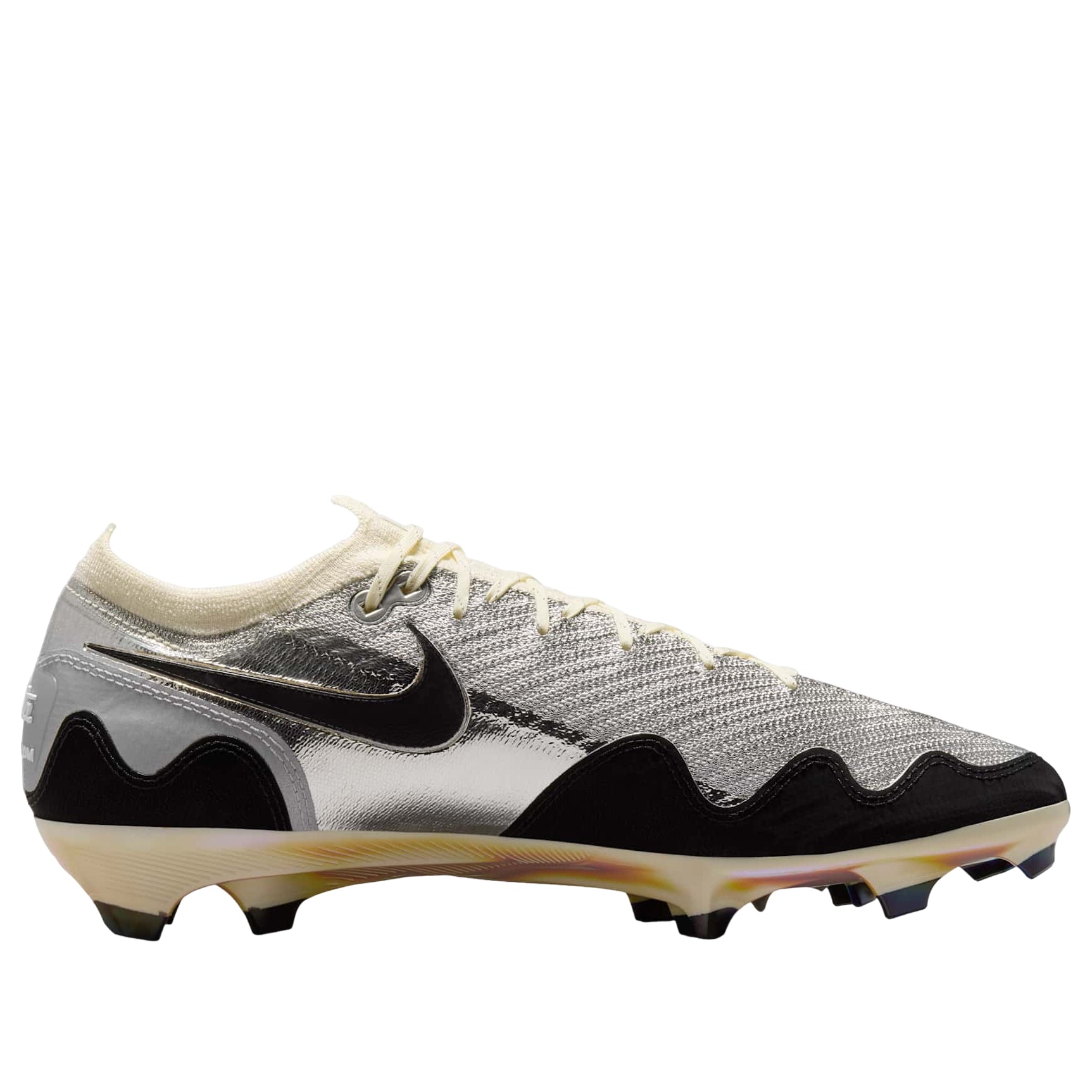 Nike x Patta Mercurial Zoom Vapor 16 Elite FG SE 'Metallic Silver Coconut Milk' IQ3365-001