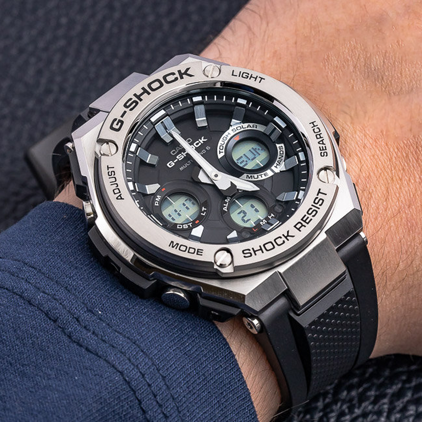 CASIO G-Shock Analog-Digital 'Black Gold' GST-W110-1A