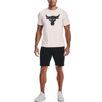 Under Armour Project Rock Brahma Bull Short Sleeve T-shirt 'Beige Black' 1361733-112