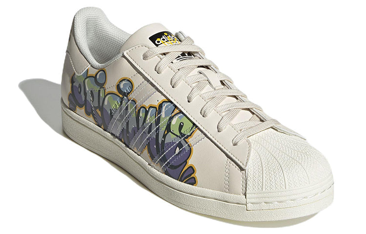 adidas originals Superstar 'White Purple Green' GW4443