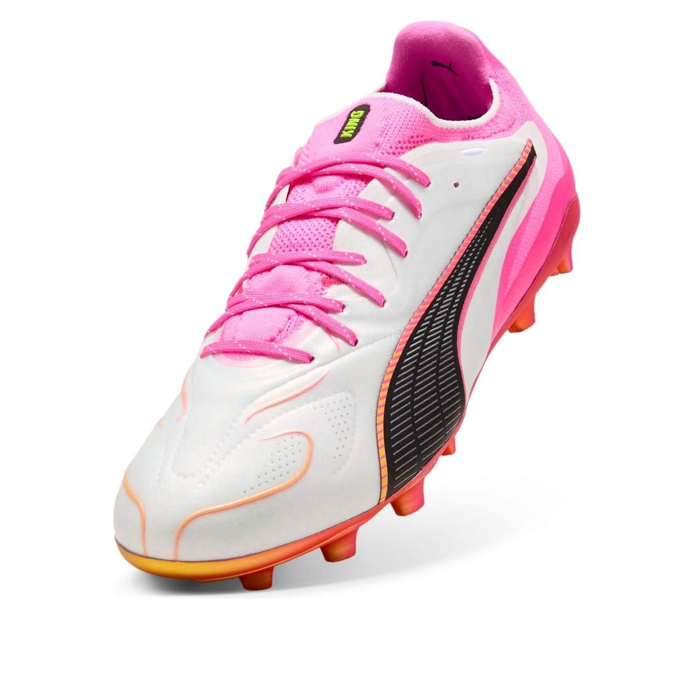 PUMA King 20 Ultimate FG/AG 'White Poison Pink' 108457-05