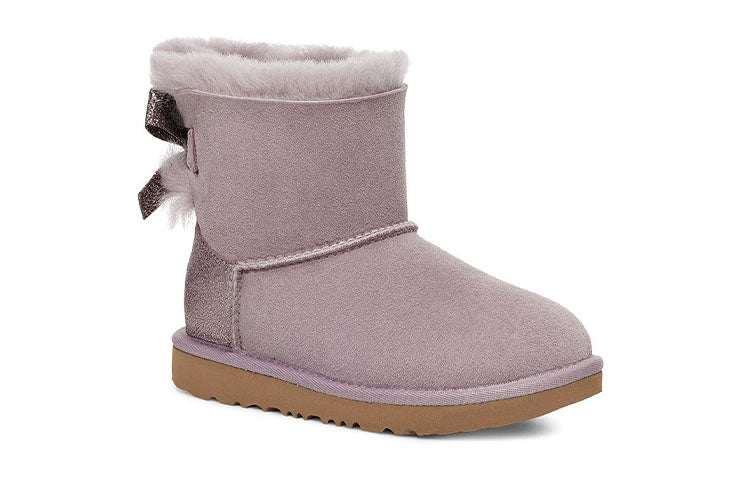 UGG Mini Bailey Bow Glitz 'Pink Purple' 1123617K-SHAD