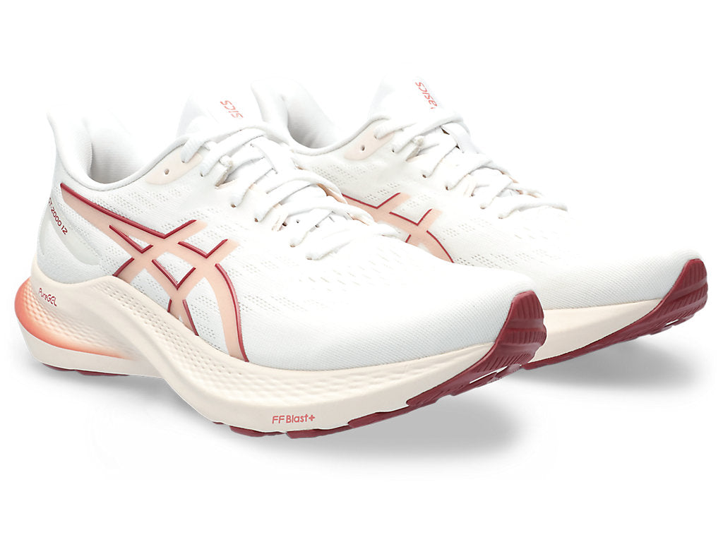 (WMNS) ASICS GT-2000 12 'White Light Garnet' 1012B506-100