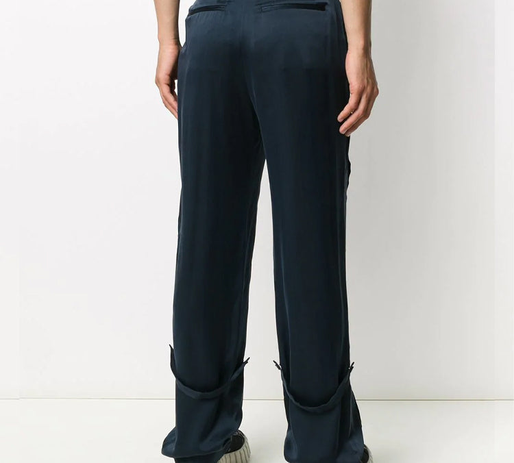 Off-White Elongated Straight-Leg Trousers OMCA135E20FAB0014500
