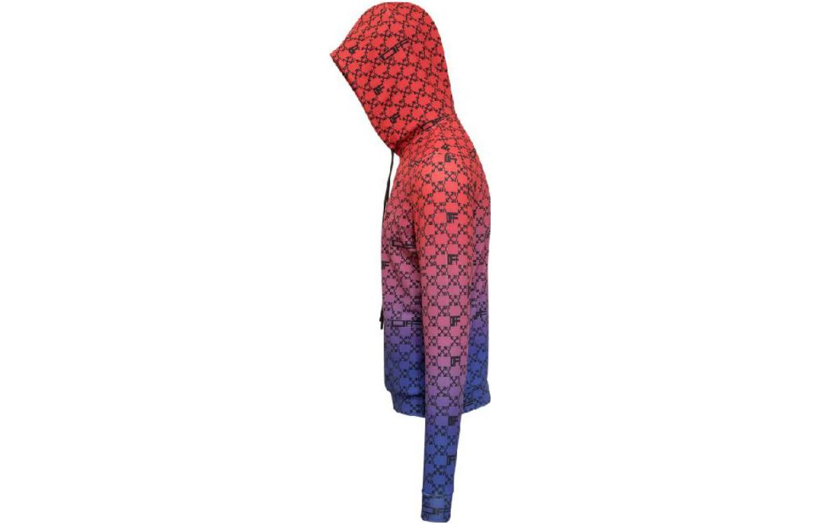 Men's Off-White Gradient Alphabet Red Blue OMVE011S22FAB0018425
