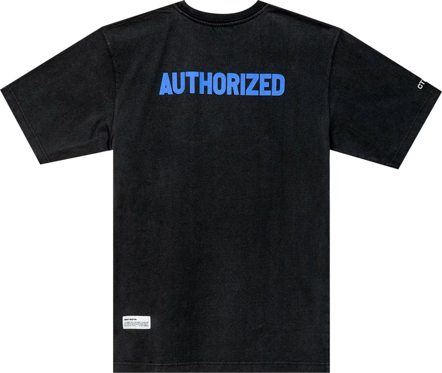 HERON PRESTON Logo Print AF Oversized T-Shirt 'Black' HMAA020R21JER0021045