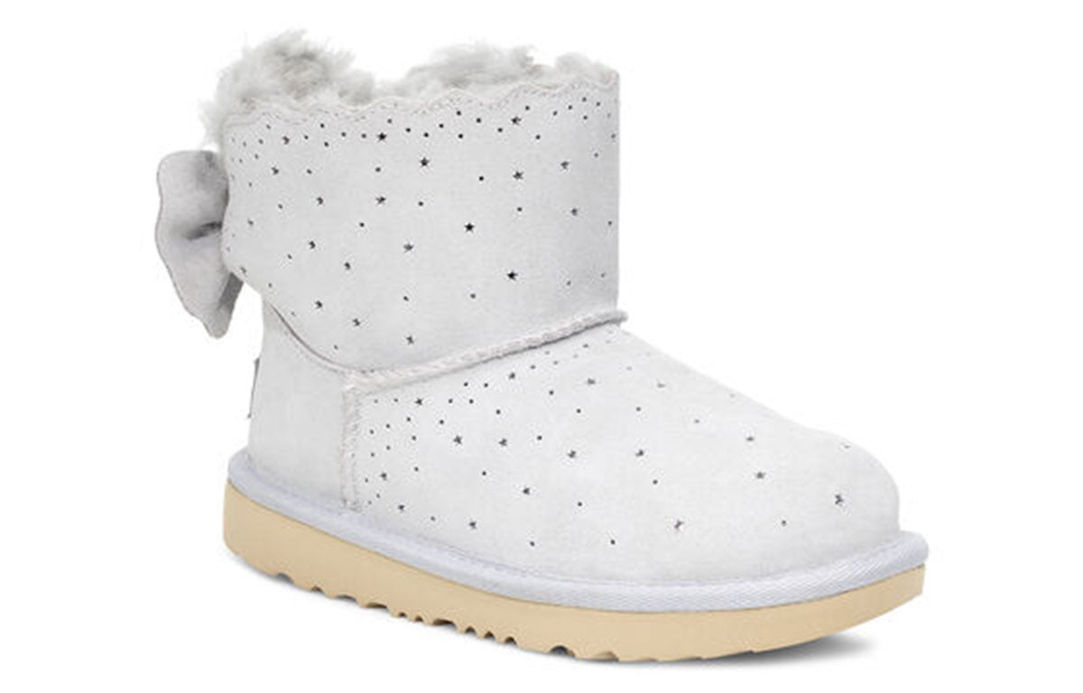UGG Mini Bailey Bow II Starry Lite 'Grey White' 1107150K-GRV