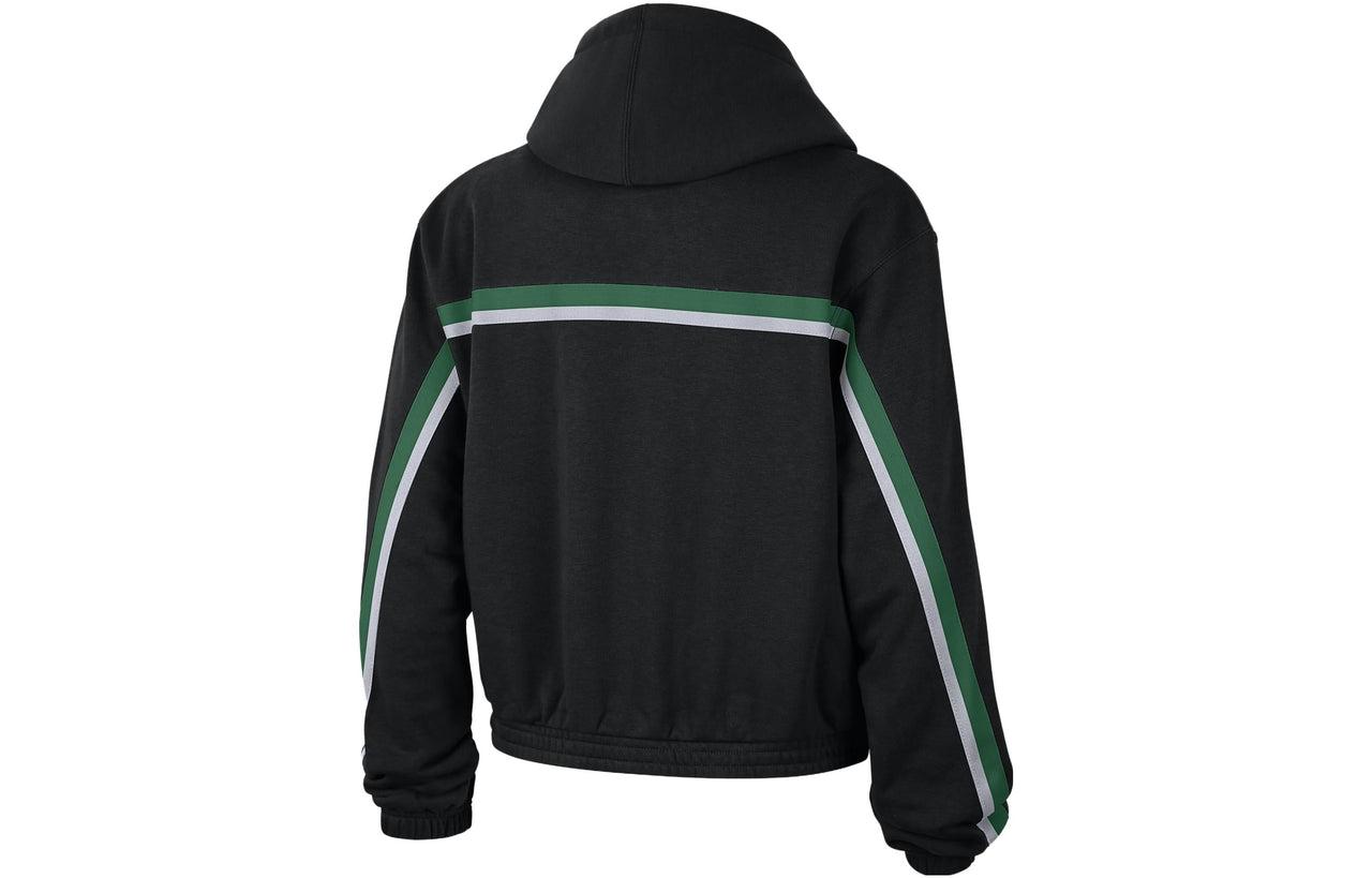 (WMNS) Air Jordan x NBA Boston Celtics Courtside Hoodie 'Black' DO0150-010