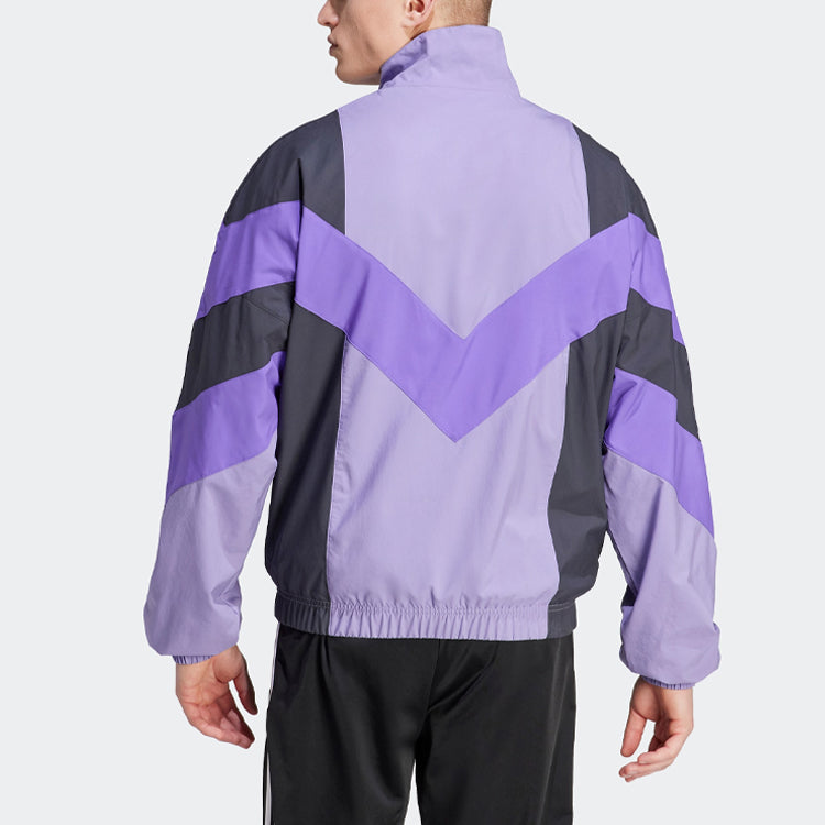 adidas originals Rekive Woven Track Jacket Asia Sizing 'Purple' IC6005