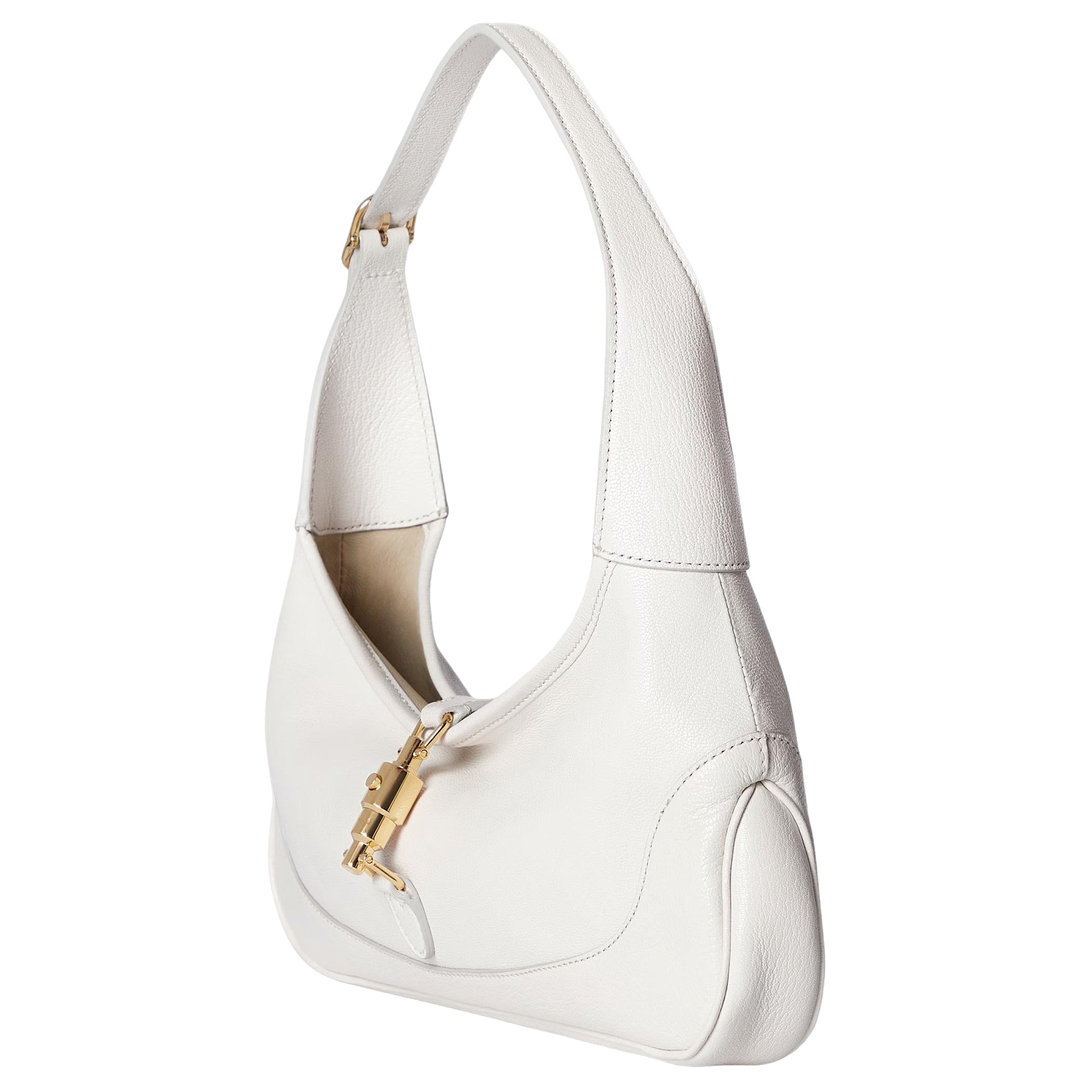 (WMNS) Gucci Jackie Slim Medium Shoulder Bag 'White' 863137-AAGDJ-9214