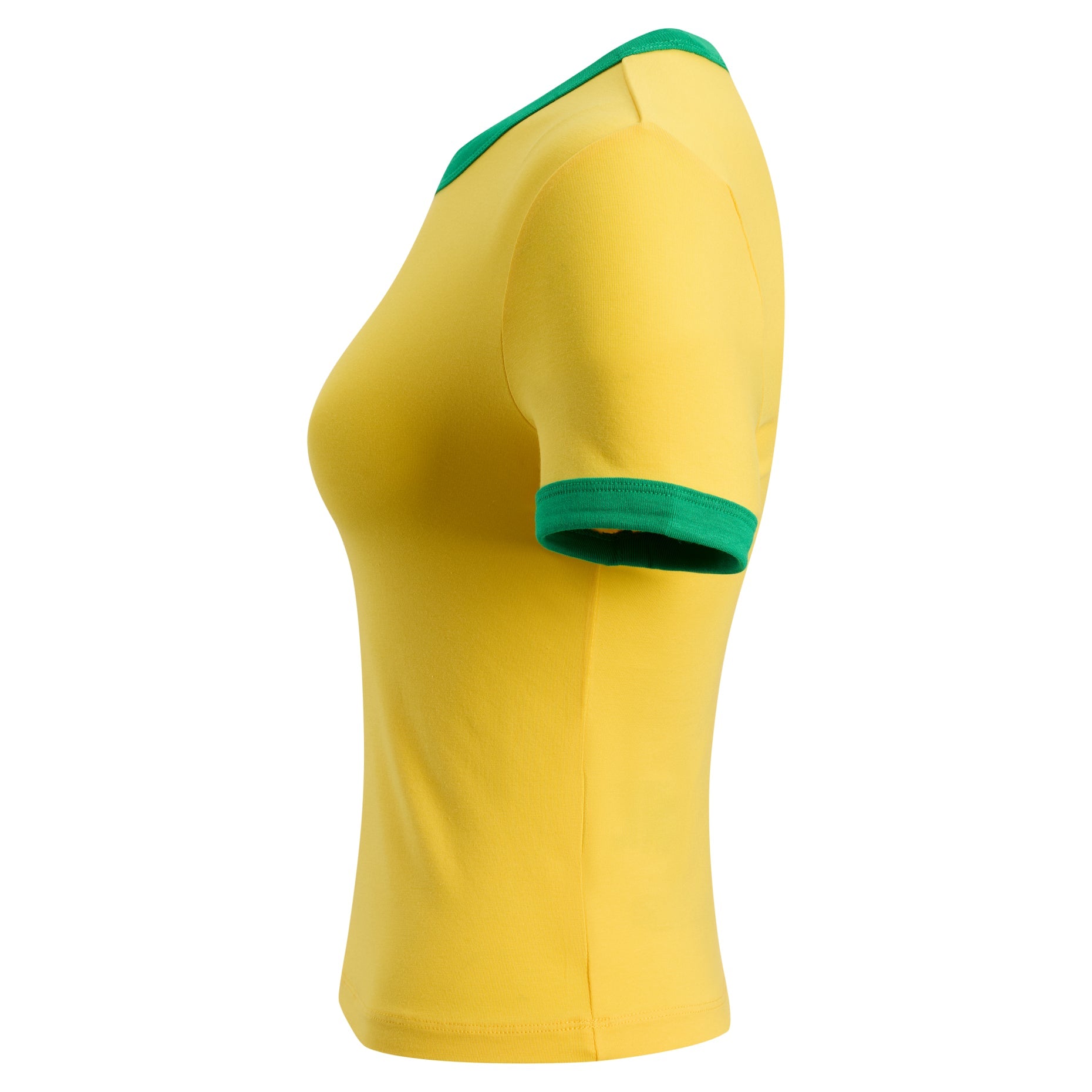 (WMNS) Air Jordan Brazil Graphic Crewneck Shirt 'Varsity Maize Lucky Green' IF3927-741