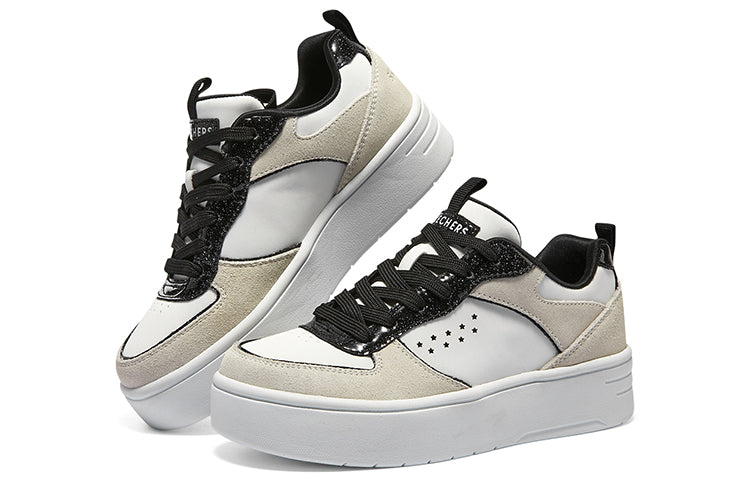(GS) Skechers Court High 'White Black' 310194L-WBK