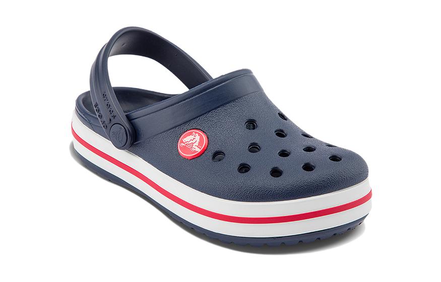 (TD) Crocs Crocband Clogs 'Navy White' 207005-485