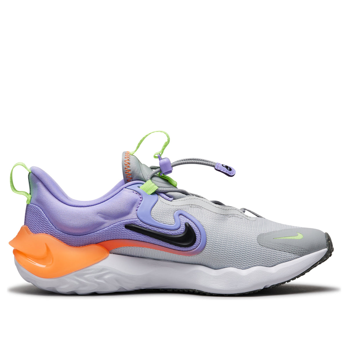(GS) Nike Run Flow 'Photon Dust Purple Pulse' DR0472-002