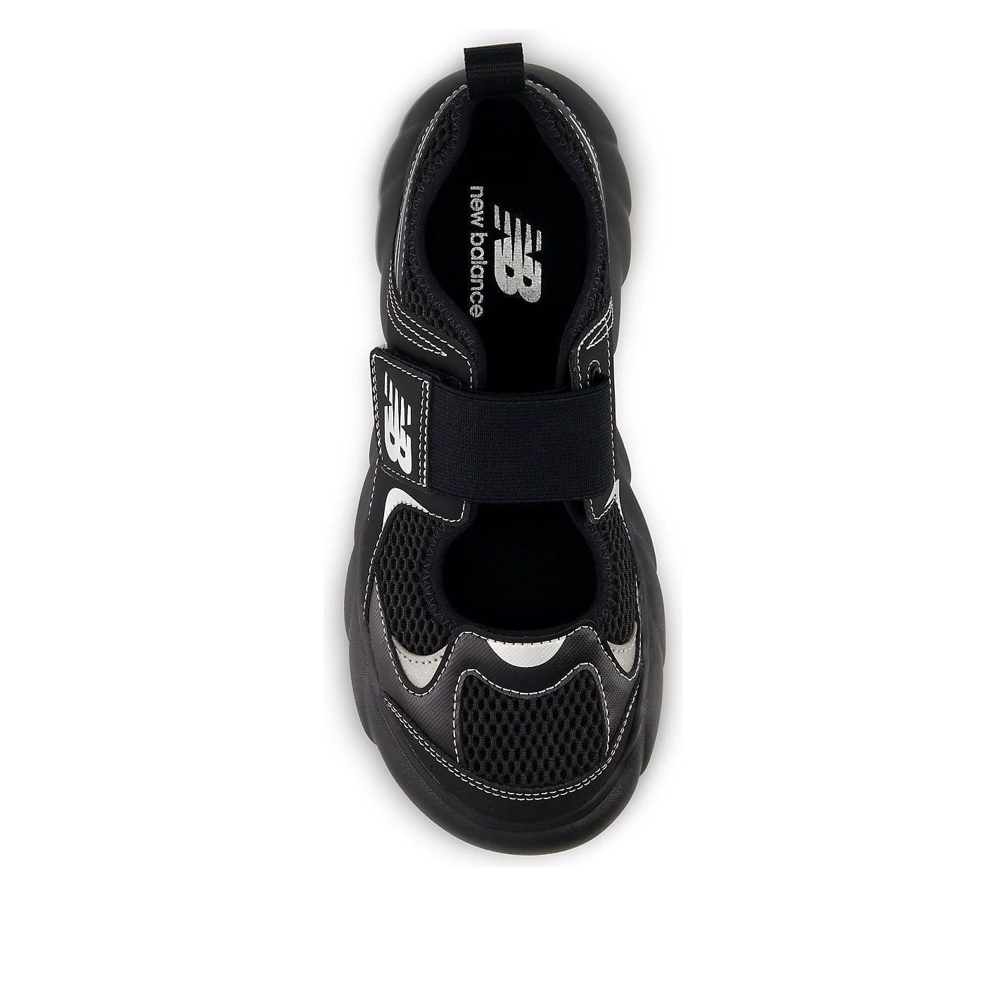 (GS) New Balance 230 Hook and Loop 'Black Silver Metallic' G23022S