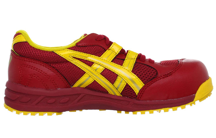 ASICS Winjob 33L 3E Wide Red/Yellow FIS33L-2304