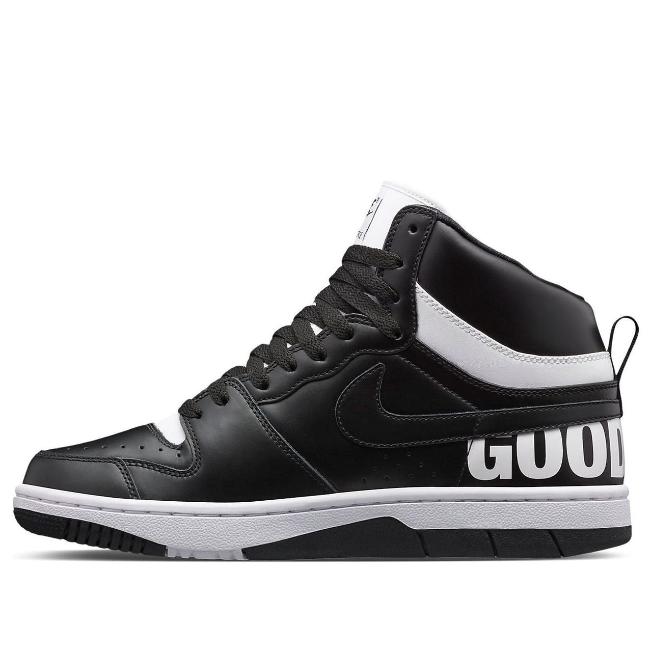 حذاء رياضي كورت فورس من تصميم Fragment Design x GOODENOUGH x NikeLab باللونين الأسود والأبيض 814913-001