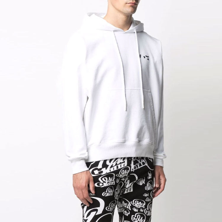 Men's Off-White FW21 Logo White OMBB085F21FLE0010110