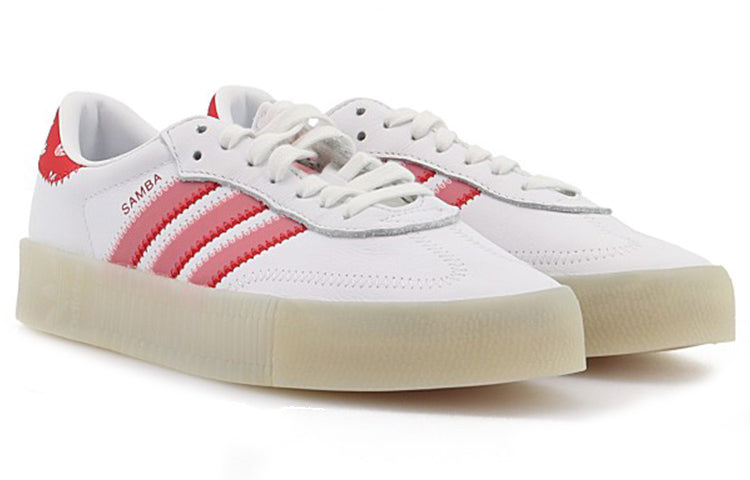 (WMNS) adidas Sambarose 'White Red' FY3118