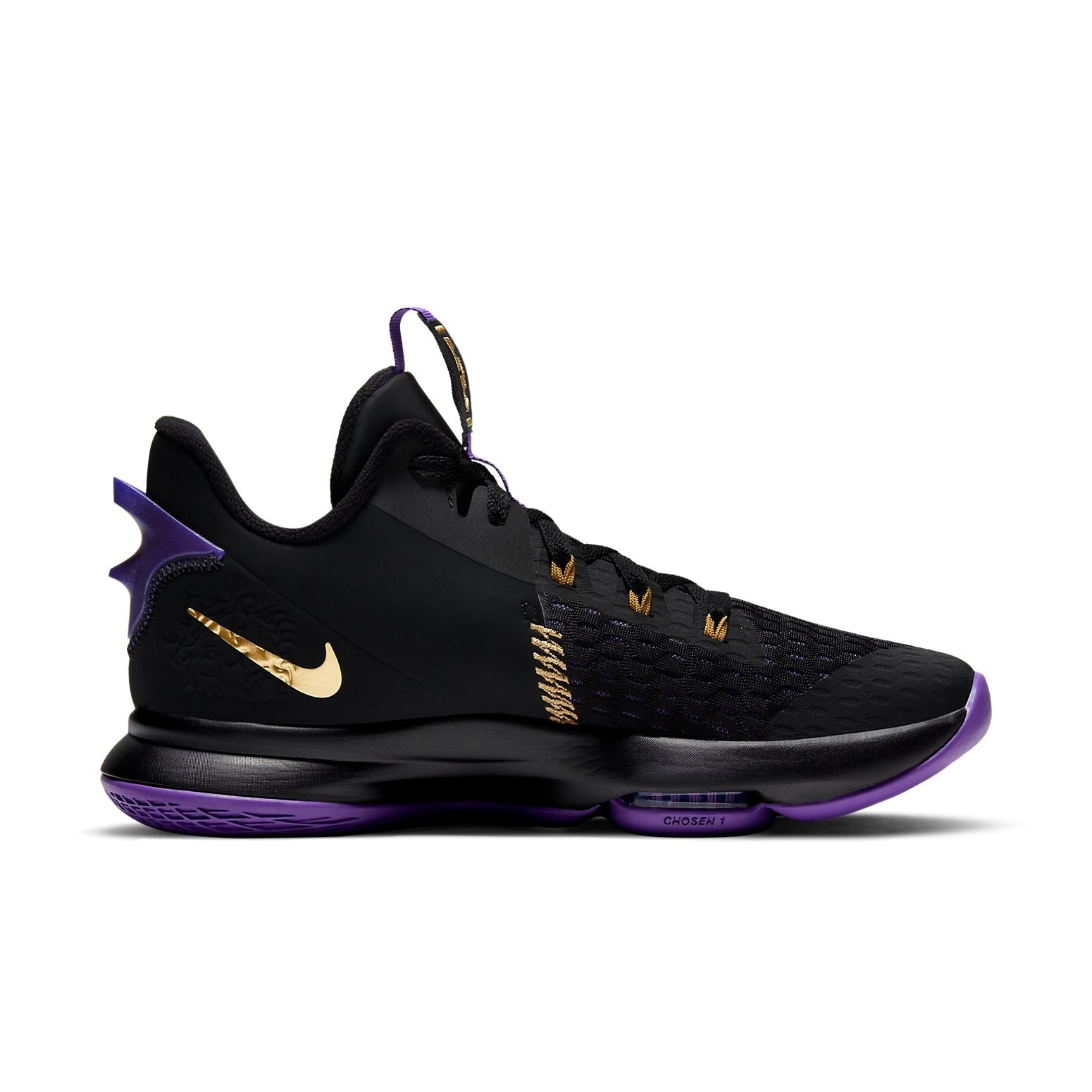 Nike LeBron Witness 5 'Fierce Purple Metallic Gold' CQ9380-003