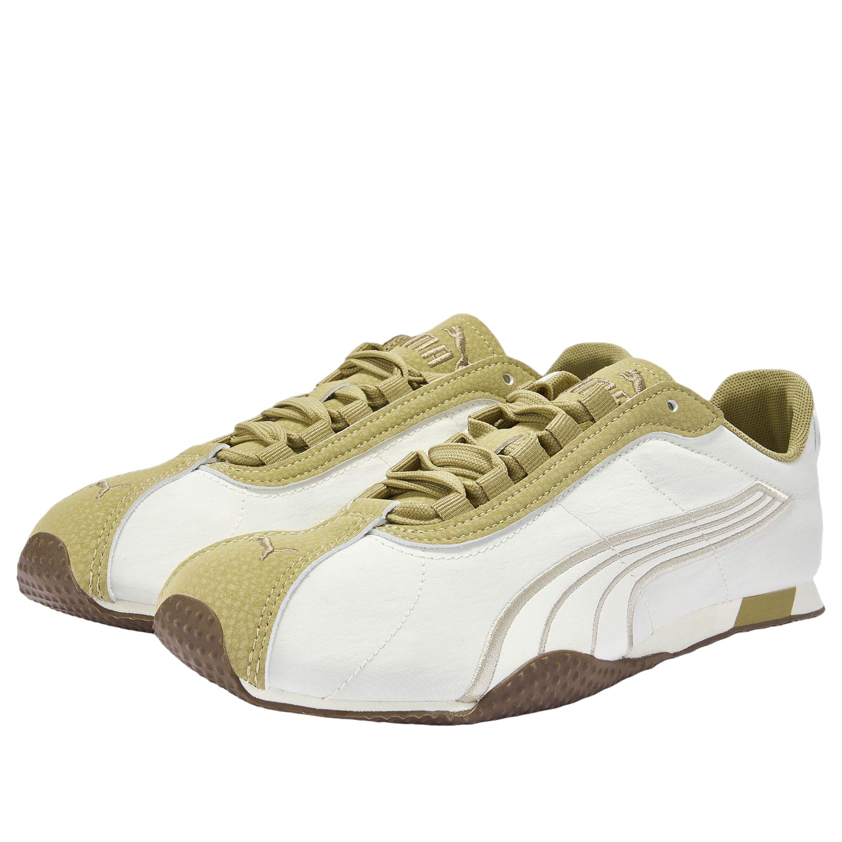 (WMNS) PUMA H-Street Nylon Lea 'Ivory Khaki' 408613-01